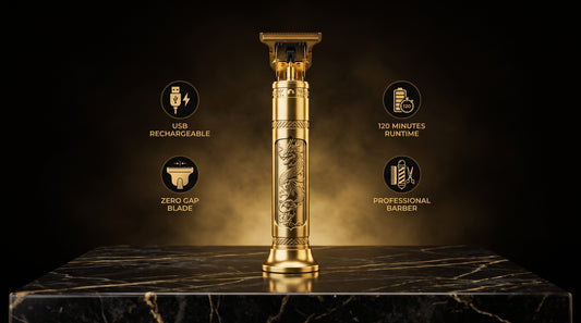 Vintage T9 Barber Pro Trimmer – Professional Hair & Beard Clipper