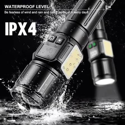 Ruillang RL-2210 High Power Rechargeable LED Flashlight Illuminate Every Ad